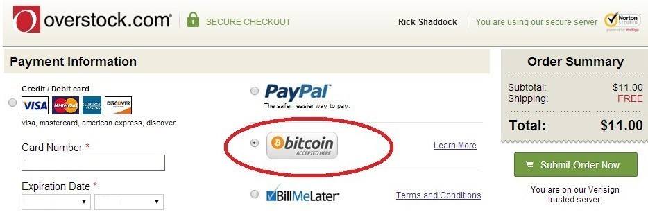 online stores that accept bitcoin